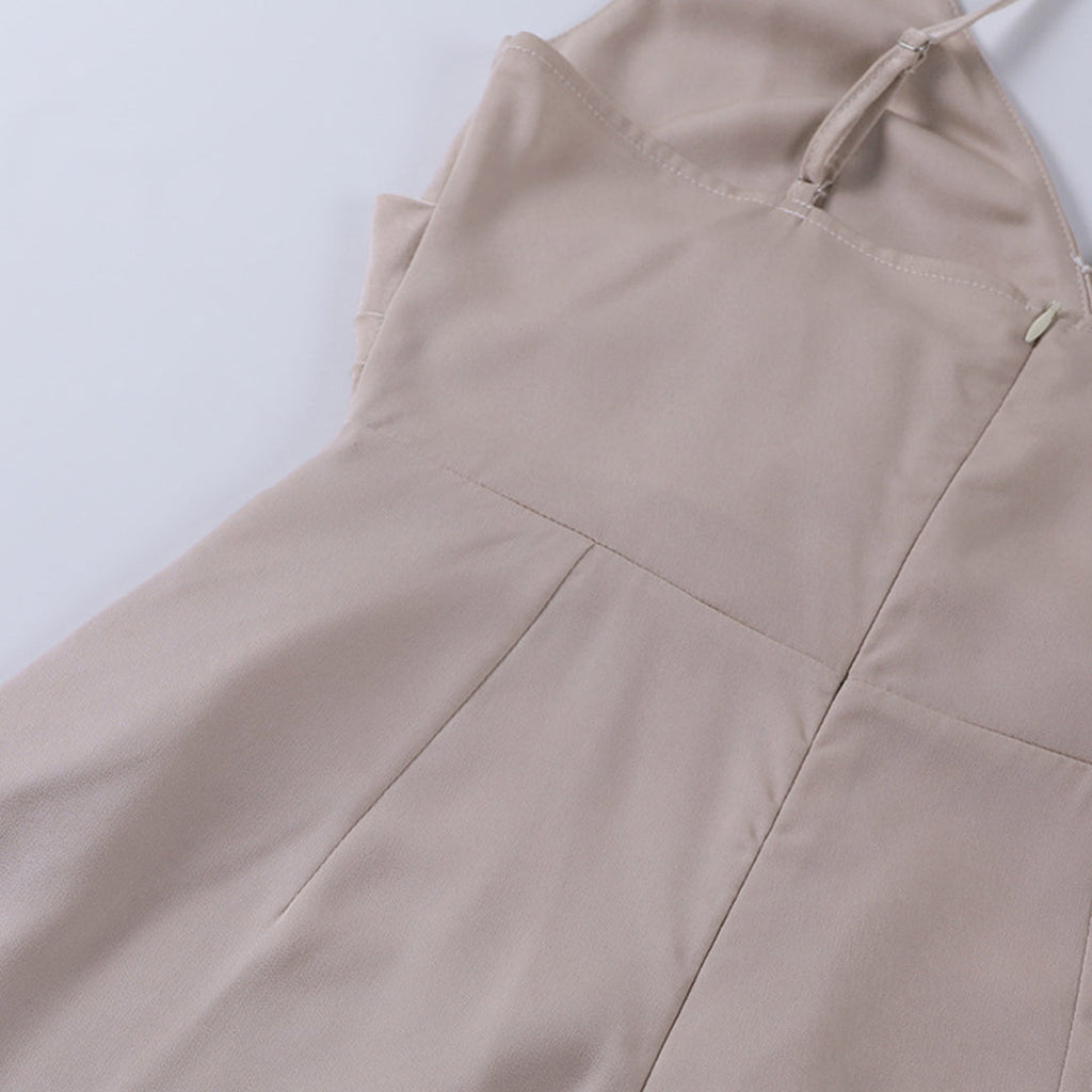 Olyndra | Women's Elegant Cowl Neck Slit Maxi Dress