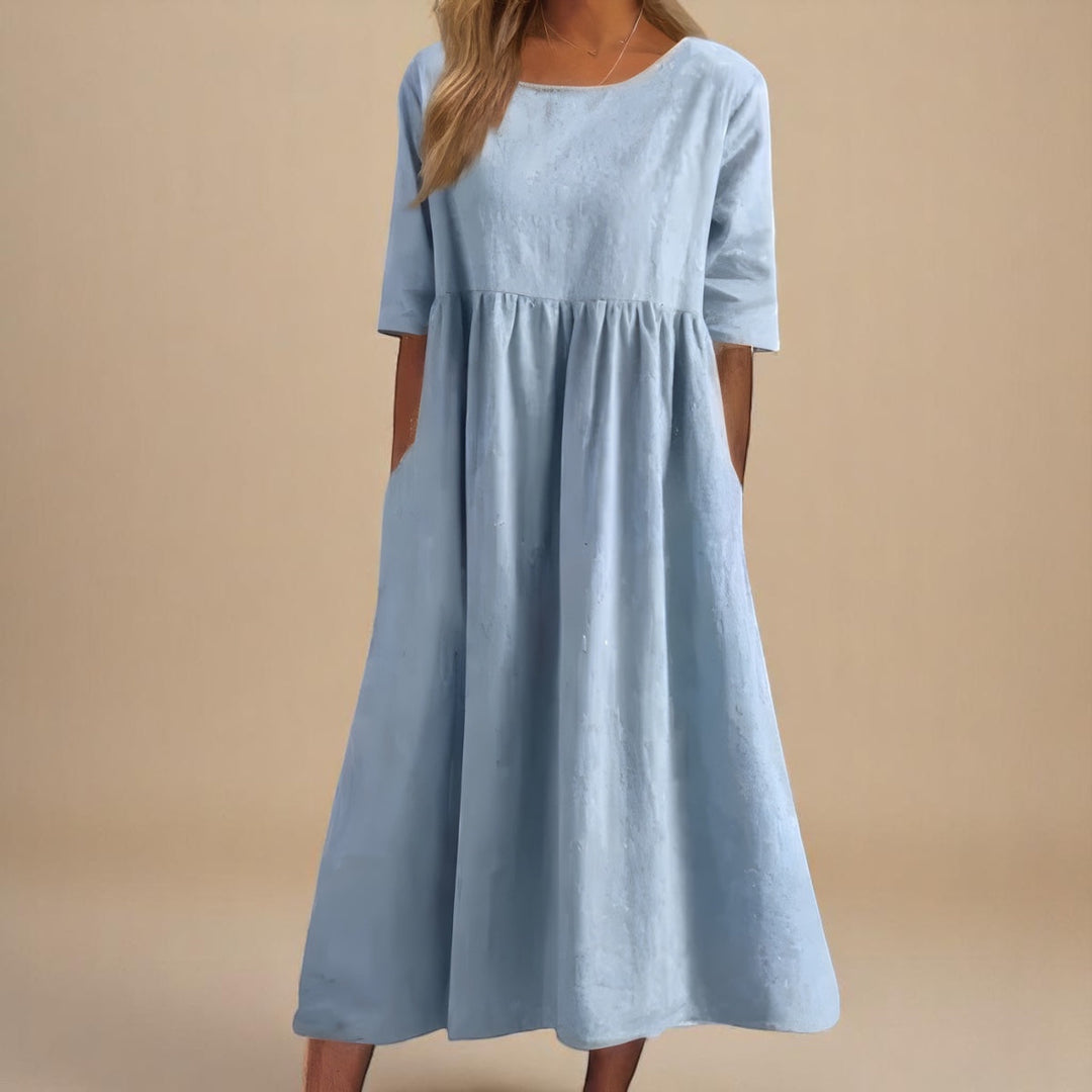 Ysolara | Women's Casual Summer Loose Fit Midi Dress