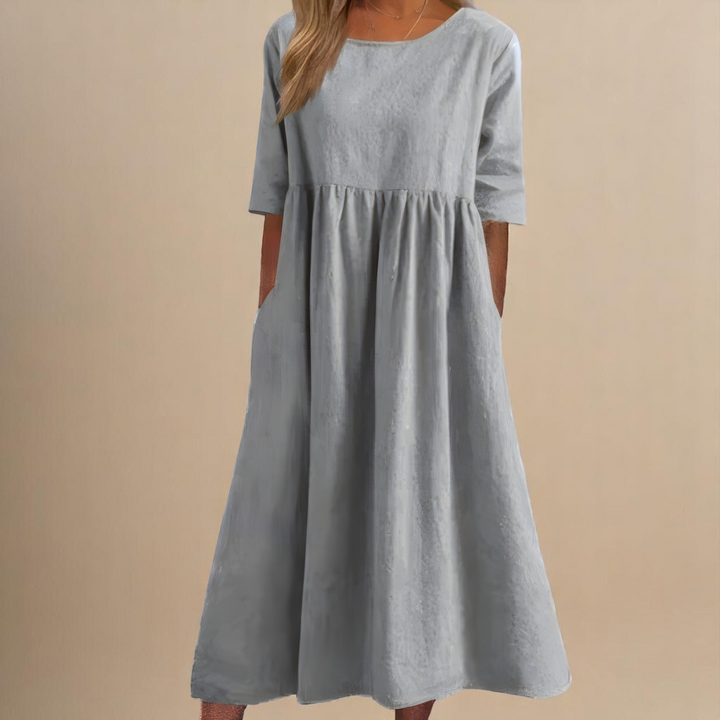 Ysolara | Women's Casual Summer Loose Fit Midi Dress