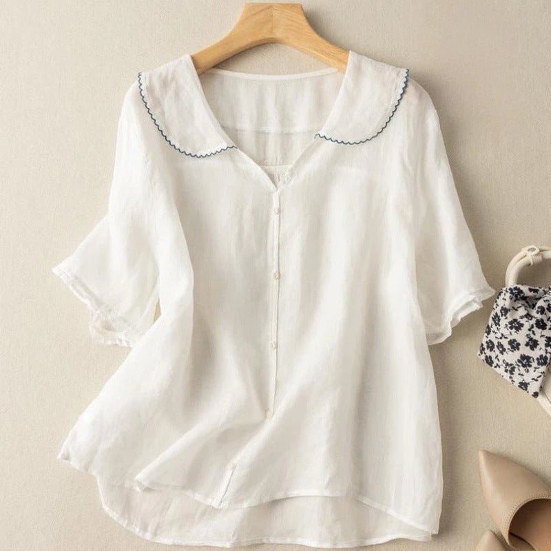 Lyric | Women's Vintage Button Detail Blouse