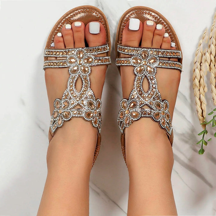 Zivra | Women's Orthopedic Boho Beaded Sandals