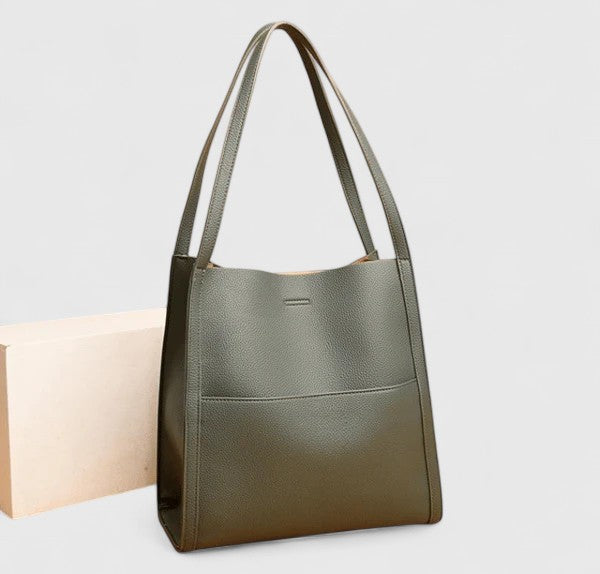 Imogen | Women's Minimalist Front-Pocket Tote Bag