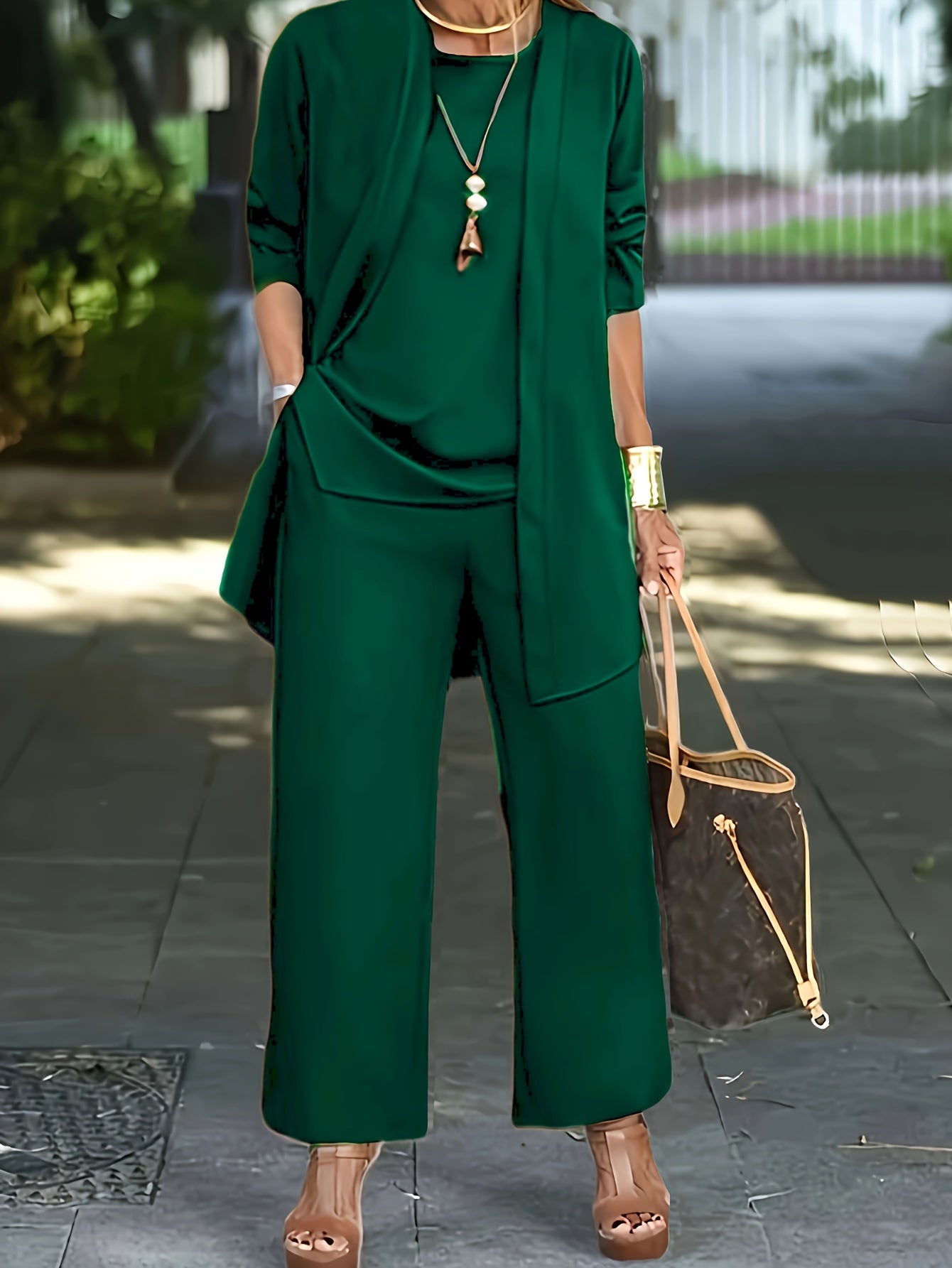 Jessamine | Women's Casual Three-Piece Trouser Set