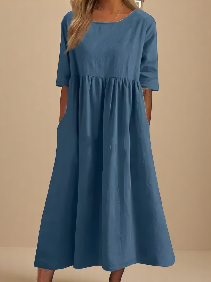 Ysolara | Women's Casual Summer Loose Fit Midi Dress