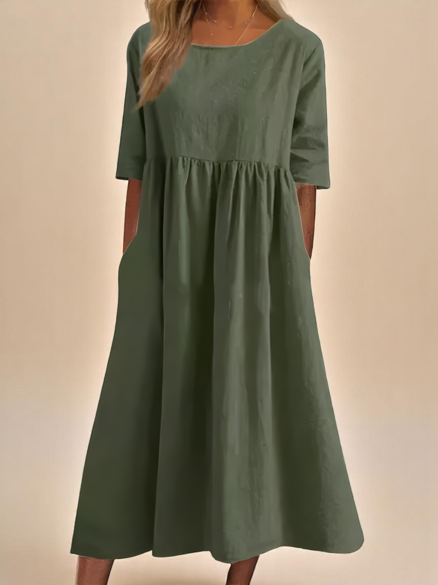 Ysolara | Women's Casual Summer Loose Fit Midi Dress