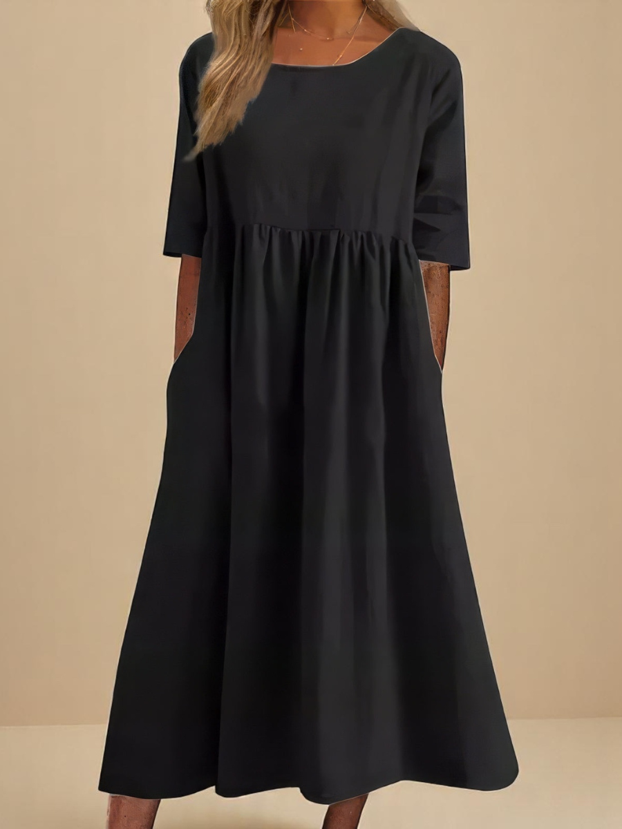 Ysolara | Women's Casual Summer Loose Fit Midi Dress