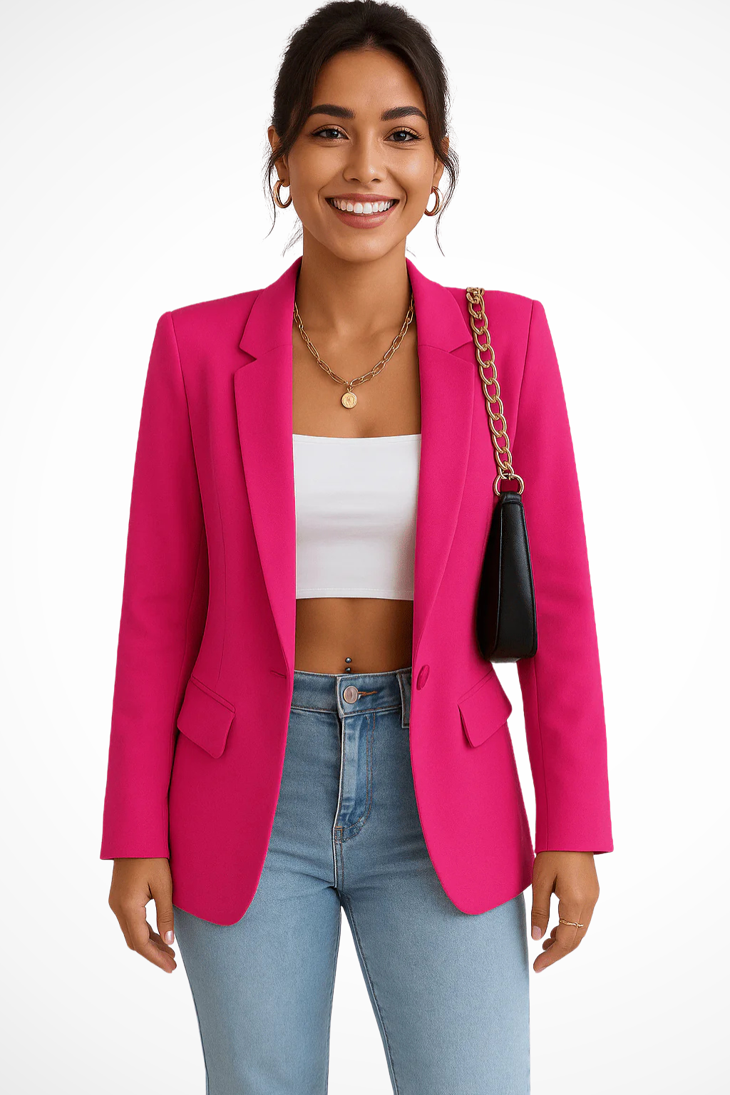 Calypsa | Women's Classic Tailored Blazer