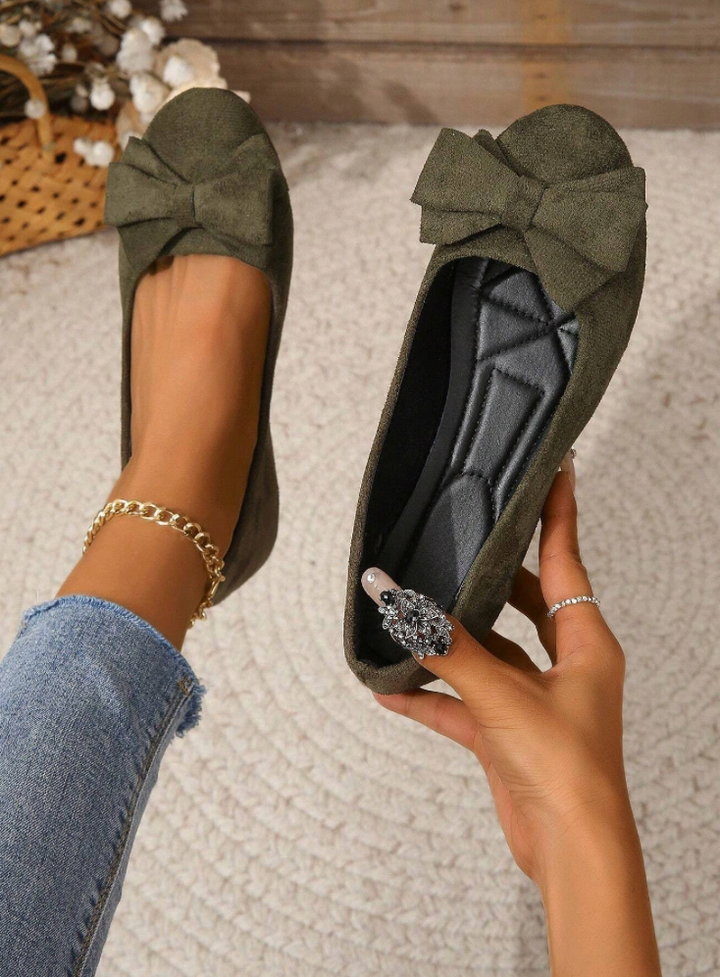 Thiora | Women's Bow Slip-On Comfort Shoes