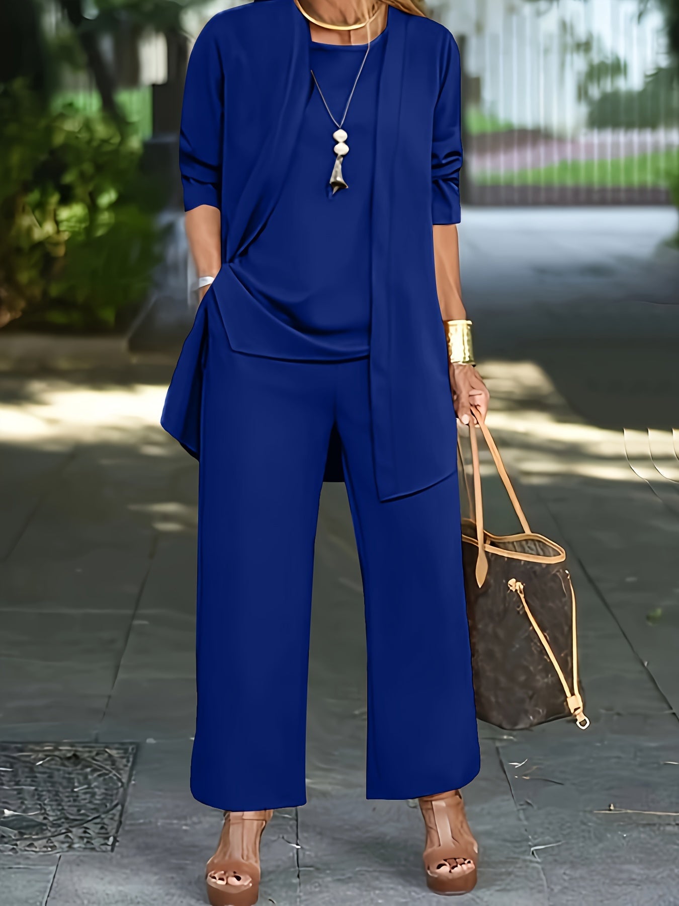 Jessamine | Women's Casual Three-Piece Trouser Set