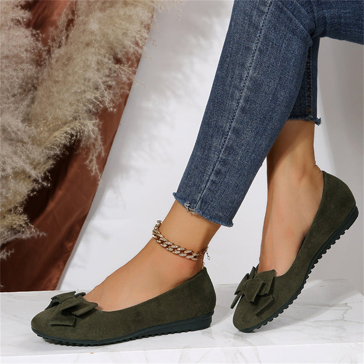 Thiora | Women's Bow Slip-On Comfort Shoes