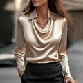 Nolwen | Women's Elegant V-Neck Blouse