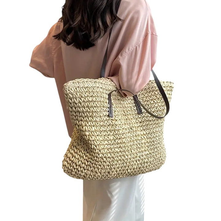 Daphne | Women's Casual Woven Straw Tote Bag