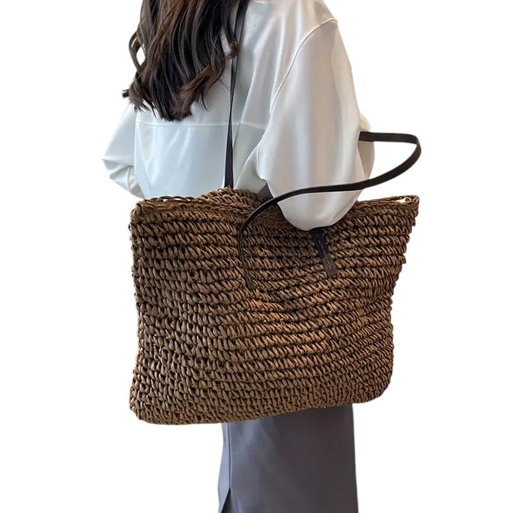 Daphne | Women's Casual Woven Straw Tote Bag