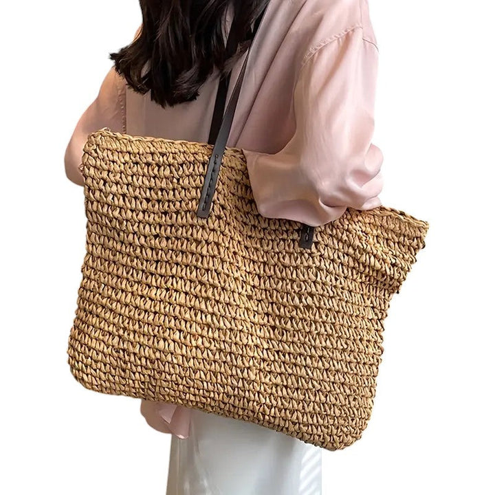 Daphne | Women's Casual Woven Straw Tote Bag