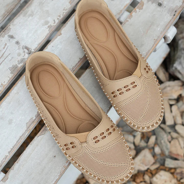 Delphine | Women's Slip-On Stud Detail Loafers