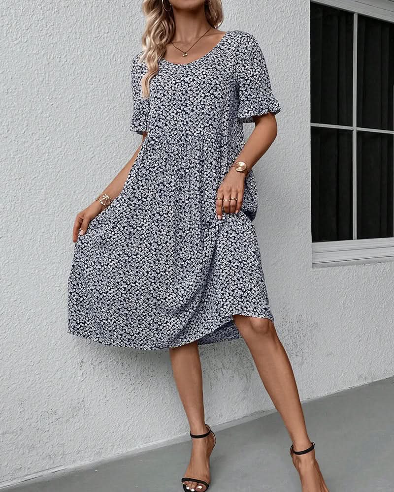 Cordelia | Women's Casual Floral Midi Dress