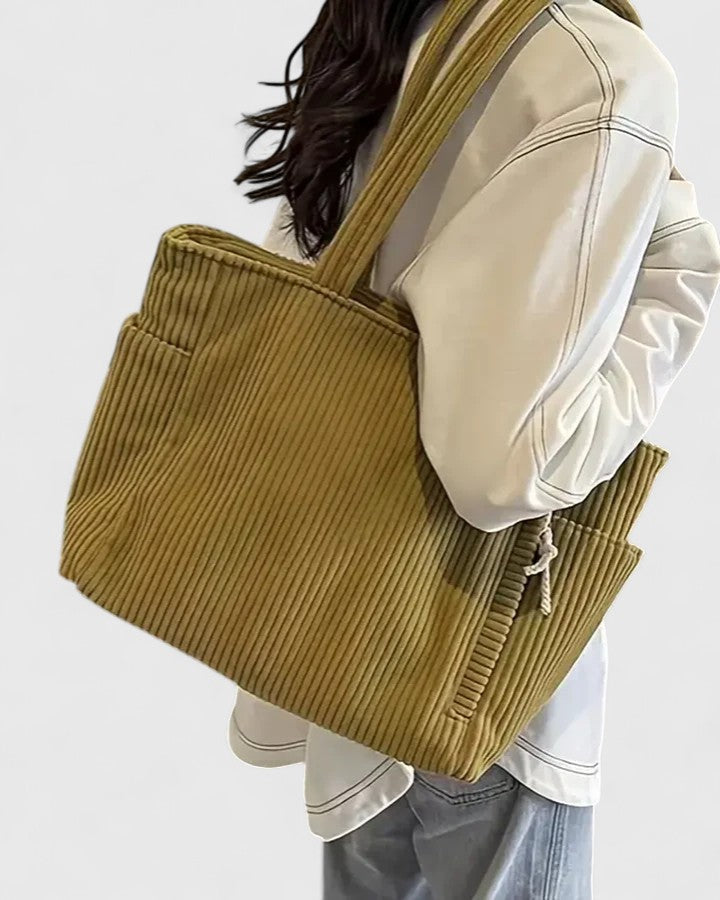 Hadleigh | Women's Structured Open-Top Tote Bag