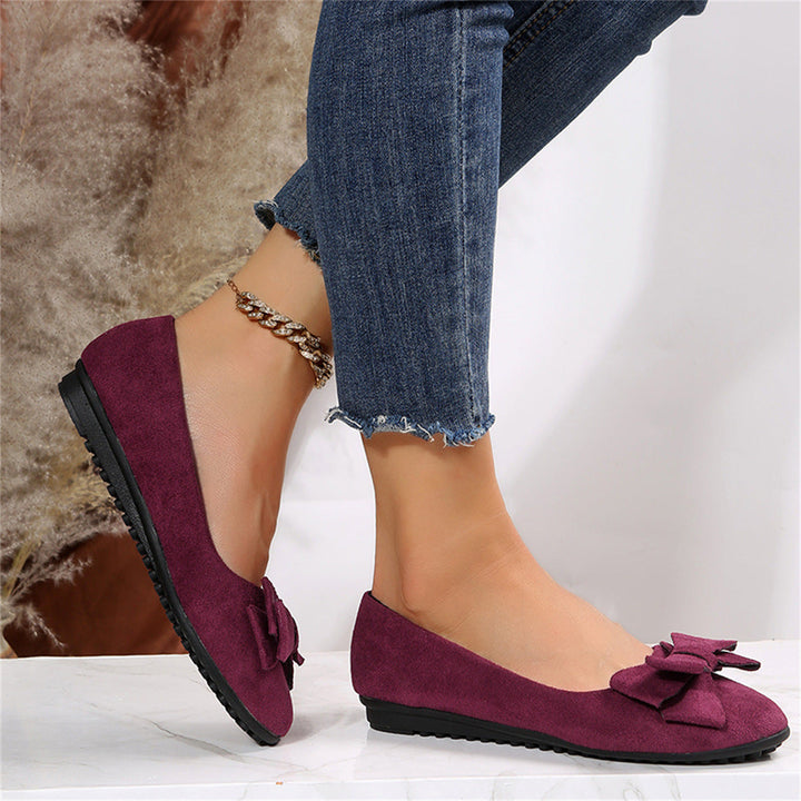 Thiora | Women's Bow Slip-On Comfort Shoes