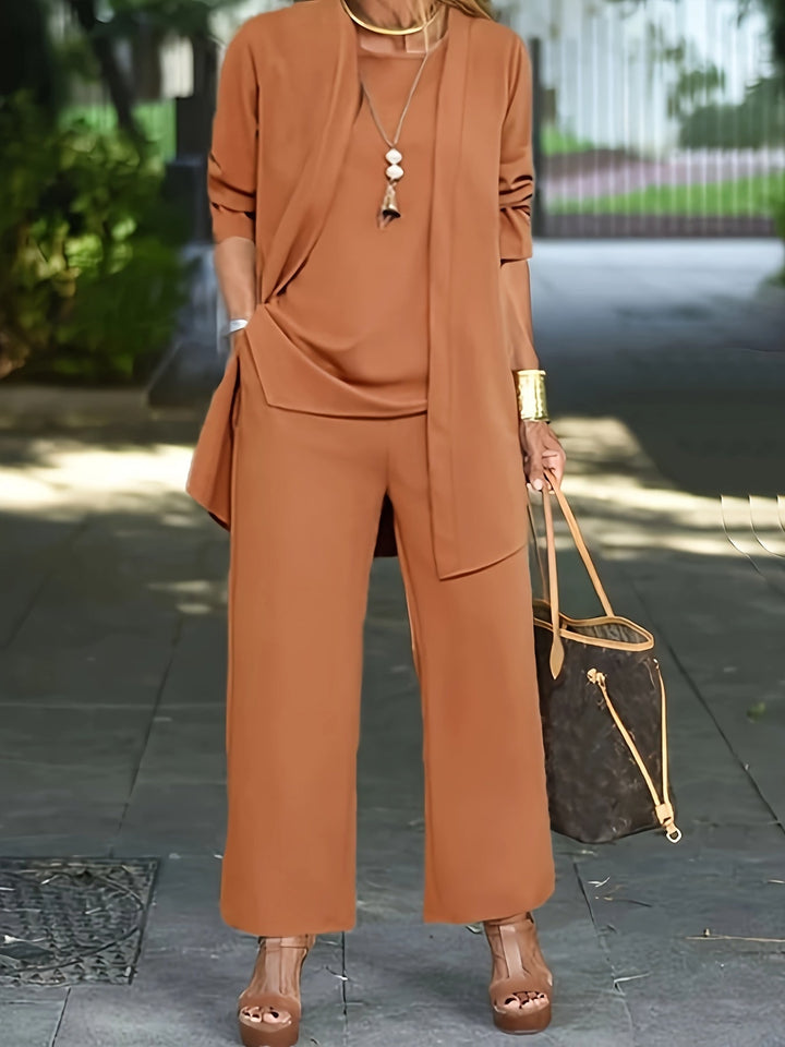 Jessamine | Women's Casual Three-Piece Trouser Set