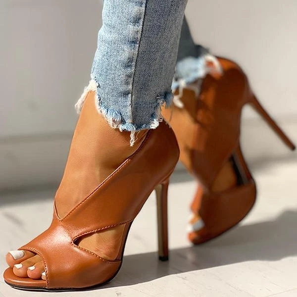 Rixia | Women's Summer Open-Toe High Heel Sandals