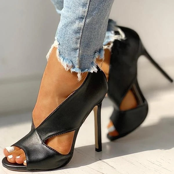 Rixia | Women's Summer Open-Toe High Heel Sandals