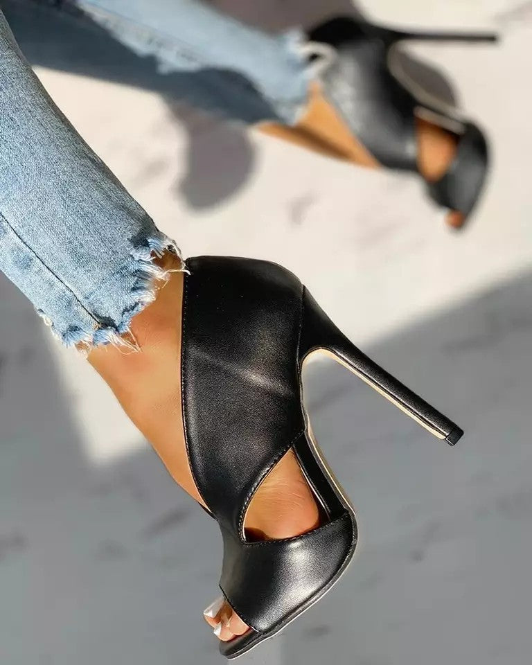 Rixia | Women's Summer Open-Toe High Heel Sandals