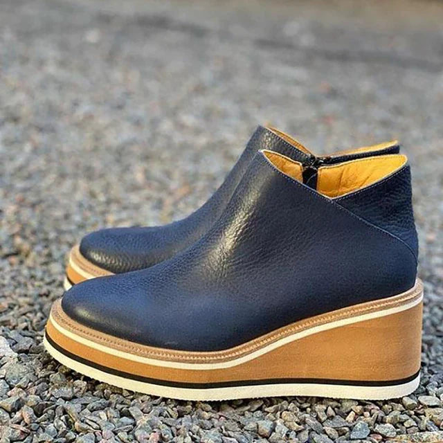 Mirethia | Women's Summer Platform Slip-On Ankle Boots