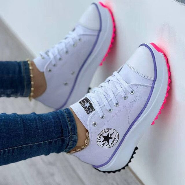 Brinley | Women's Lace-Up Platform Sneakers