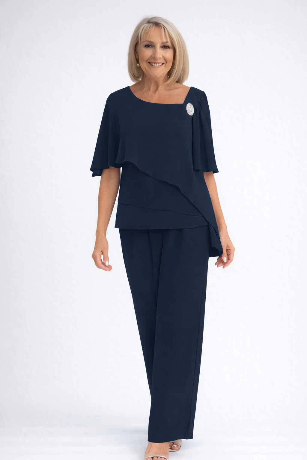 Zephyra | Women's Elegant Layered Two Piece Set