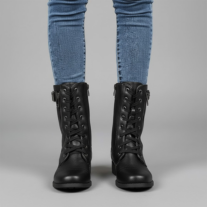 Faerelle | Women's Lace-Up Orthopedic Ankle Boots