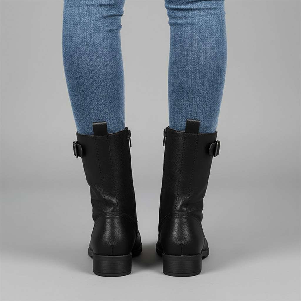 Faerelle | Women's Lace-Up Side Zip Ankle Boots