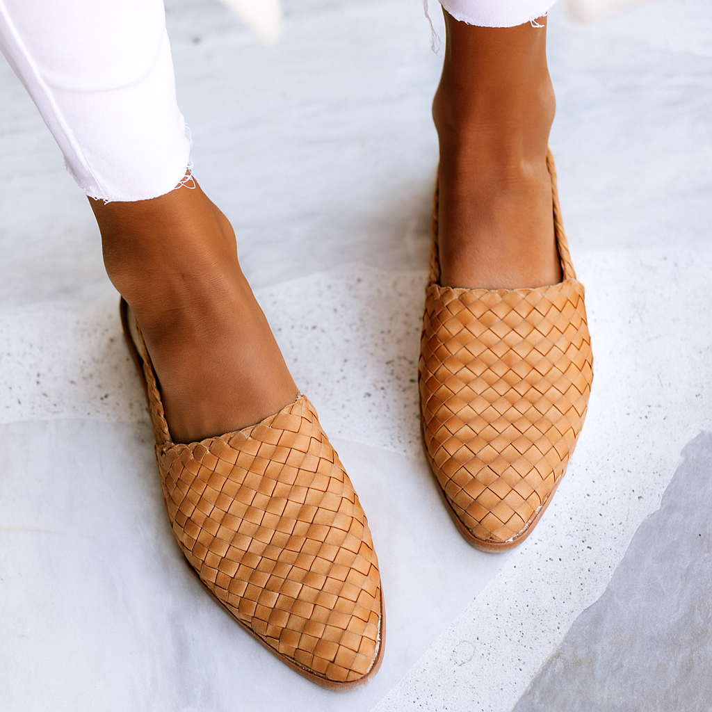 Aurieth | Women's Casual Woven Slip-On Sandals