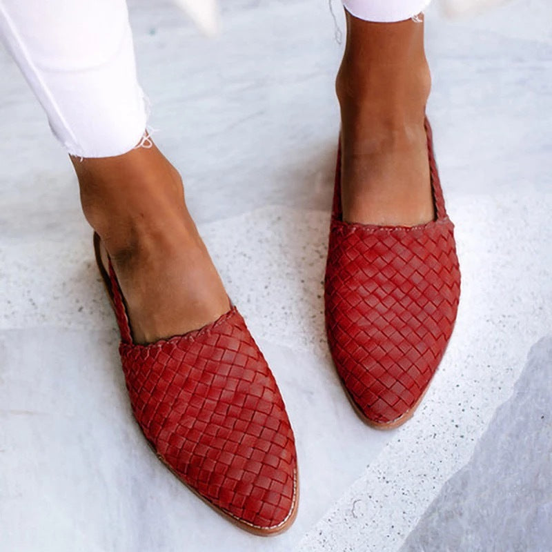 Aurieth | Women's Casual Woven Slip-On Sandals