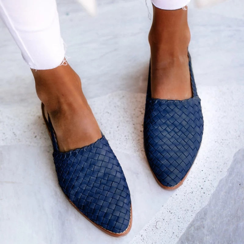 Aurieth | Women's Casual Woven Slip-On Sandals