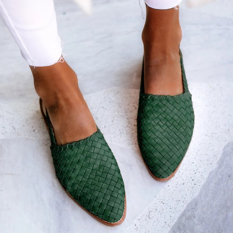 Aurieth | Women's Casual Woven Slip-On Sandals
