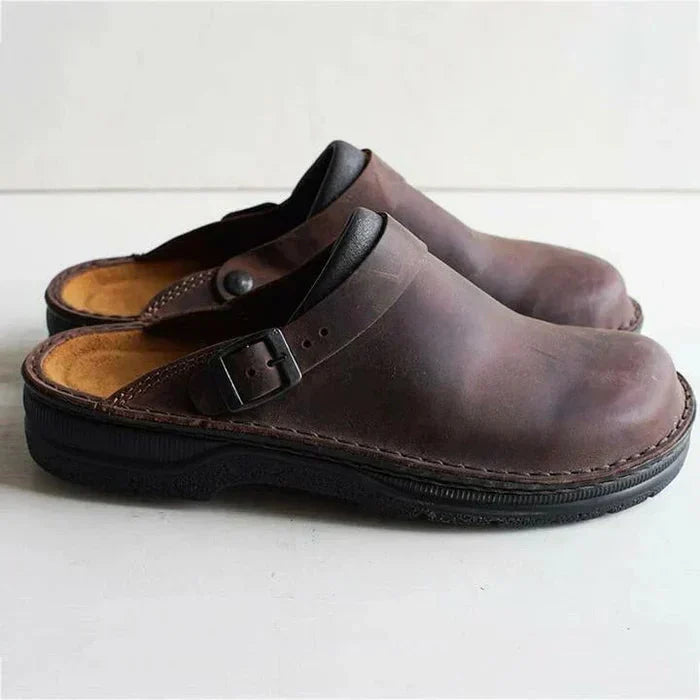 Avenira | Women's Buckle Slip-On Sandals