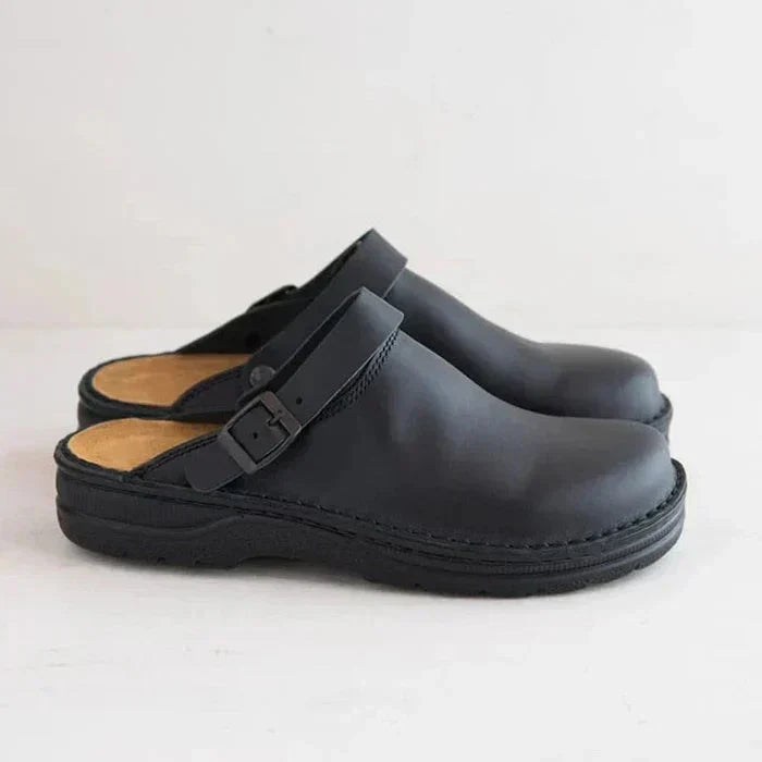 Avenira | Women's Buckle Slip-On Sandals