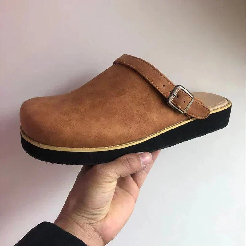 Avenira | Women's Buckle Slip-On Sandals