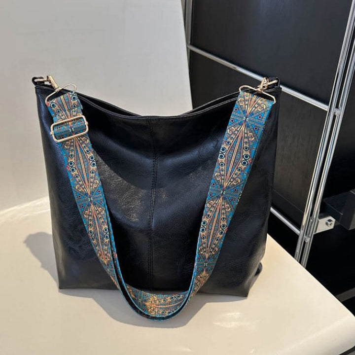 Calista | Women's Leather Hobo Shoulder Tote Bag