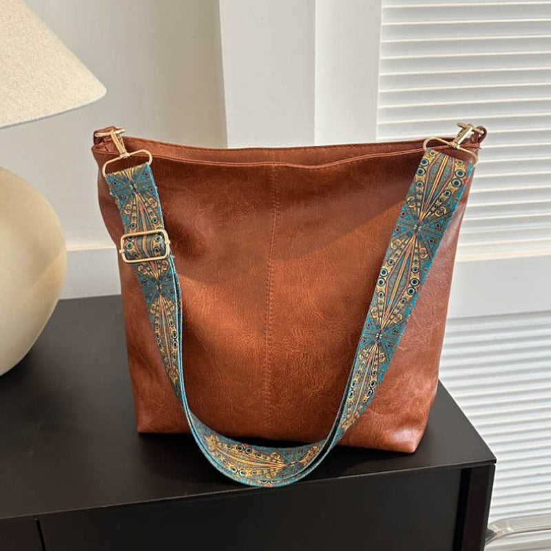 Calista | Women's Leather Hobo Shoulder Tote Bag