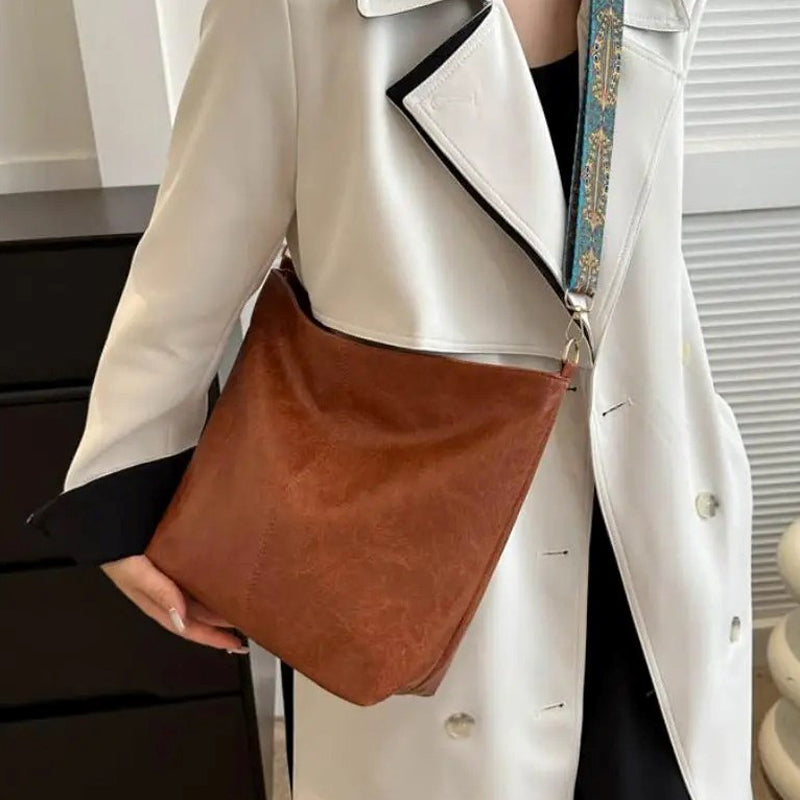 Calista | Women's Leather Hobo Shoulder Tote Bag