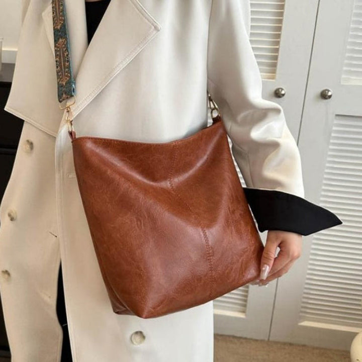 Calista | Women's Leather Hobo Shoulder Tote Bag