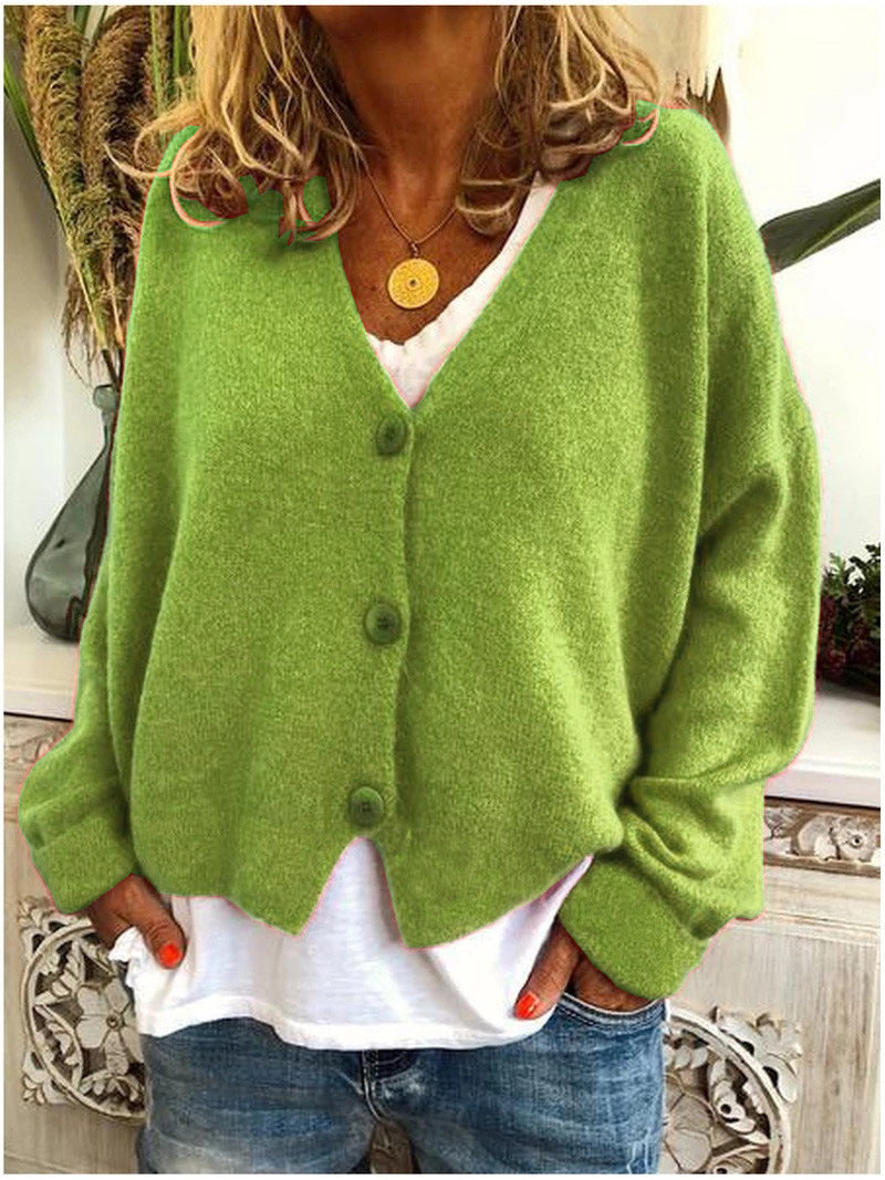 Alouette | Women's Knit Button-Up Relaxed Fit Cardigan