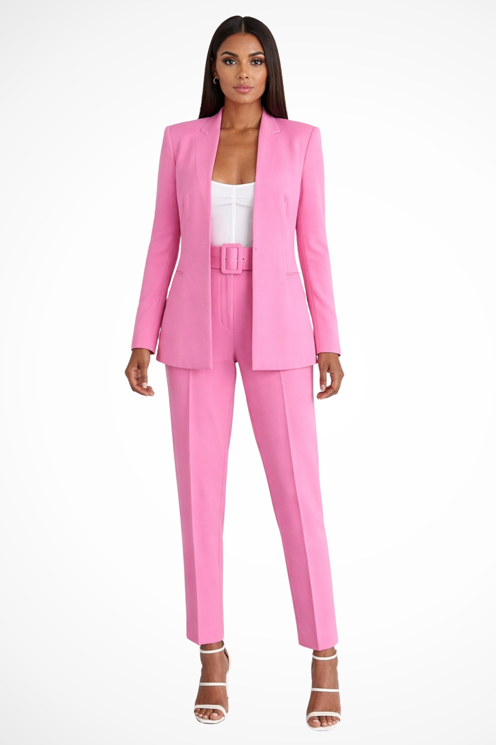 Harriet | Women's Tailored Blazer and Wide Leg Trousers Suit Set