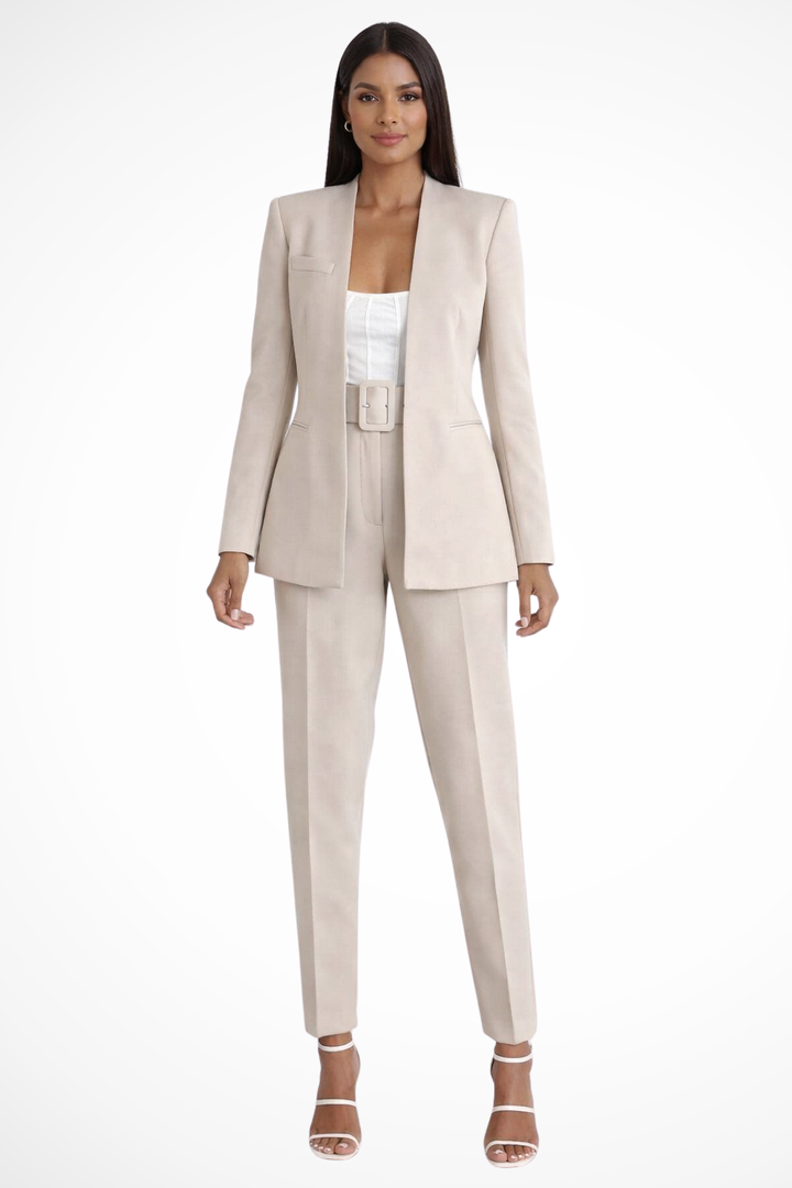 Harriet | Women's Tailored Blazer and Wide Leg Trousers Suit Set