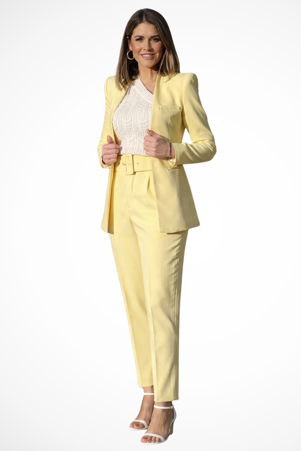 Harriet | Women's Tailored Blazer and Wide Leg Trousers Suit Set
