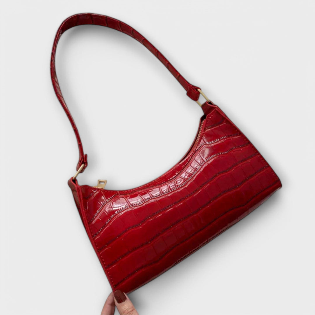 Brenna | Women's Chic Croc-Embossed Shoulder Bag