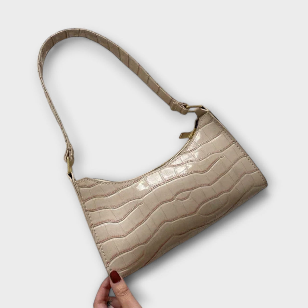 Brenna | Women's Chic Croc-Embossed Shoulder Bag
