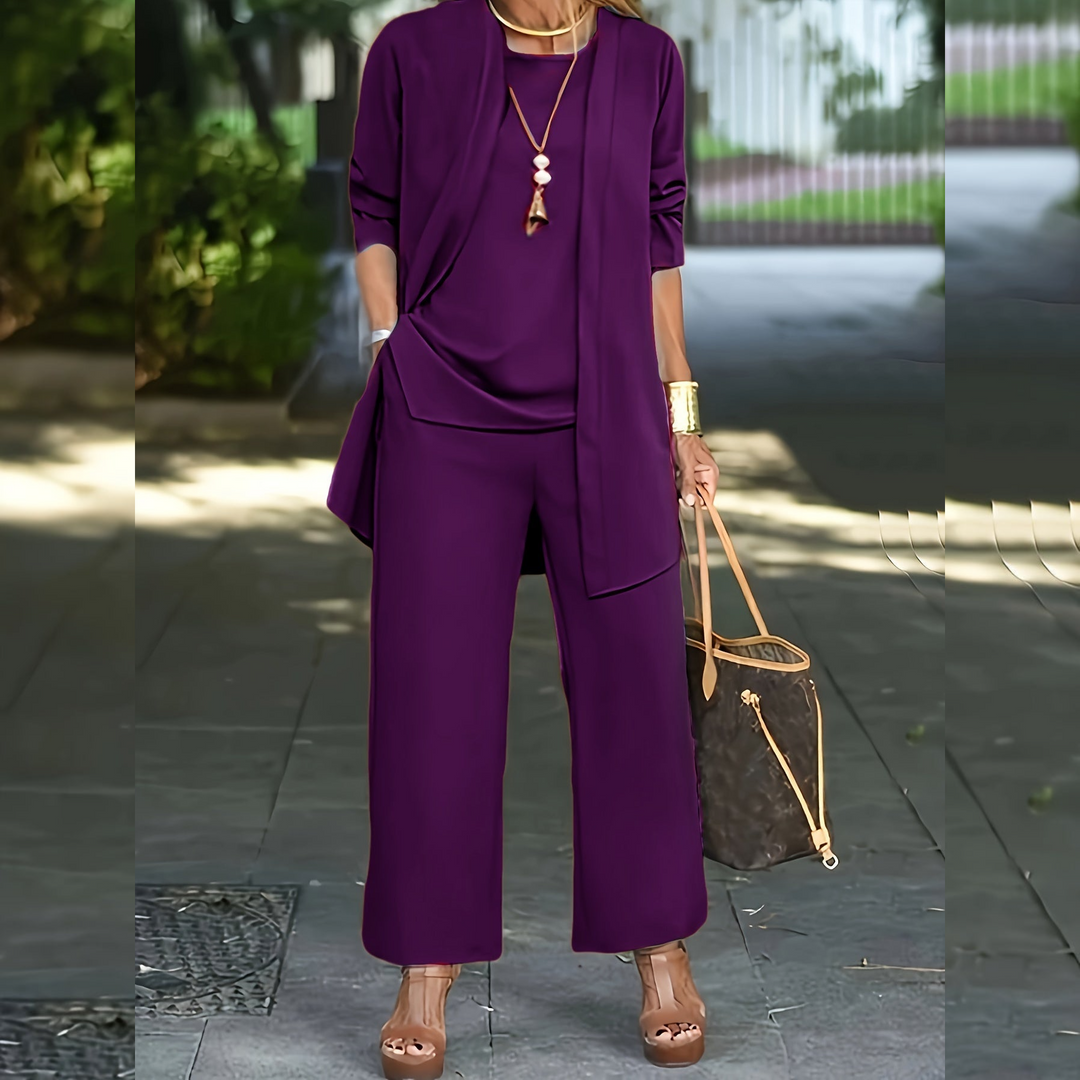 Jessamine | Women's Casual Three-Piece Trouser Set