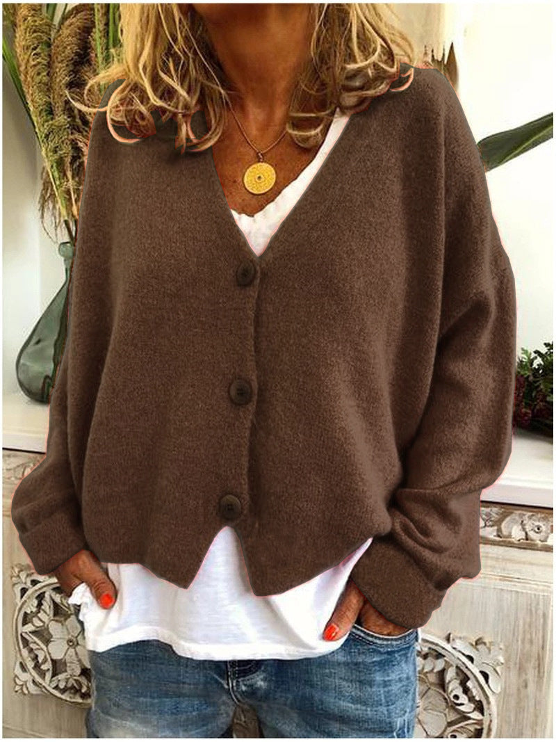 Alouette | Women's Knit Button-Up Relaxed Fit Cardigan